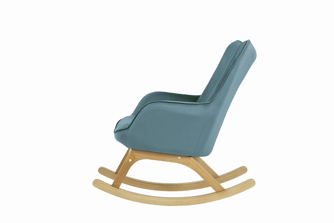 Кресло-качалка Манго - Ножки бук Серо-голубой Бук  GREENTREE – 'Фото 3'