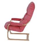 Детское кресло Онега-2 Kids Вельвет Люкс 36 - розовый Берёза белая  GREENTREE – 'Фото 7'
