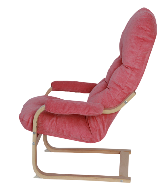 Детское кресло Онега-2 Kids Вельвет Люкс 36 - розовый Берёза белая  GREENTREE – 'Фото 7'