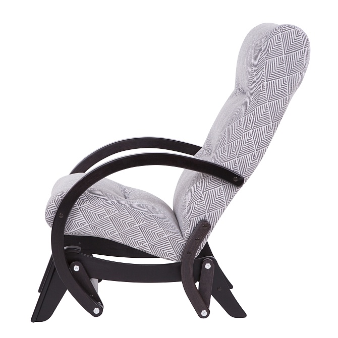 Кресло-качалка глайдер Мэтисон Лофт 01 серый Венге структура  GREENTREE – 'Фото 3'