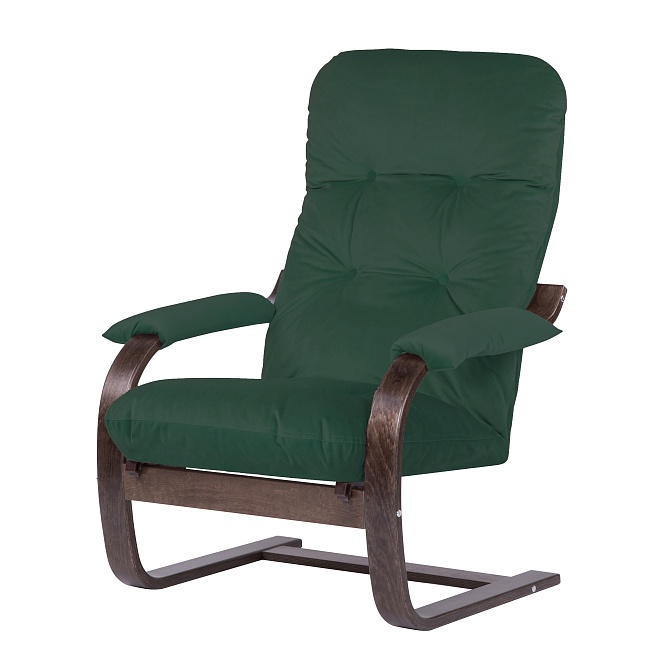 Кресло Онега-2 Бархат Зеленый Орех  GREENTREE – 'Фото 1'