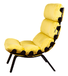 Кресло Ессей Желтый Чёрный  GREENTREE – 'Фото 1'