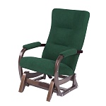 Кресло-качалка глайдер Мэтисон 2 Фреш 25 зелёный Орех  GREENTREE – 'Фото 1'