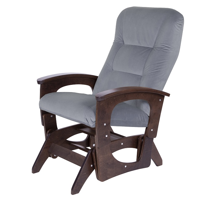 Кресло-качалка глайдер Орион Фреш 12 светло-серый Орех  GREENTREE – 'Фото 1'